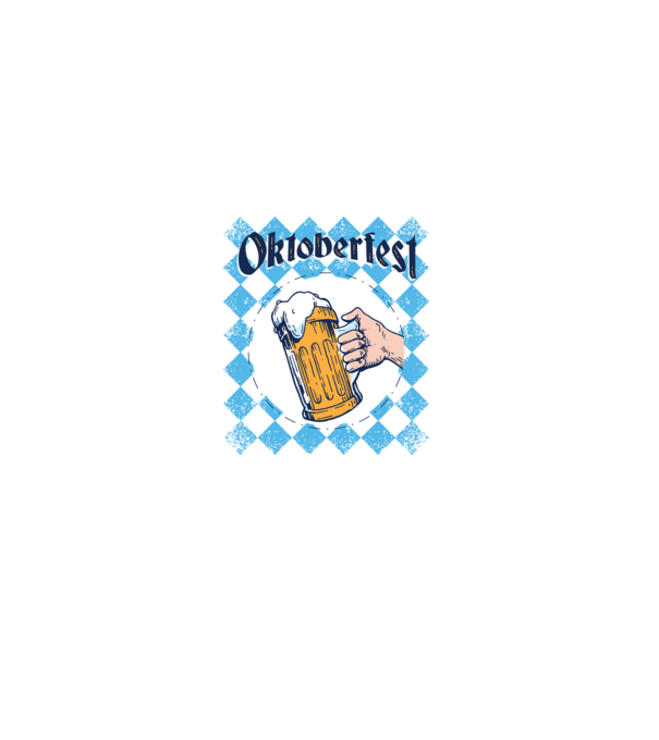 Tricou cu bere Oktoberfest model turcoaz pe tricou