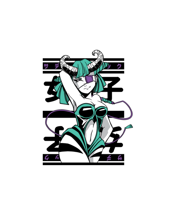 Fată sexy Anime model alb pe tricou