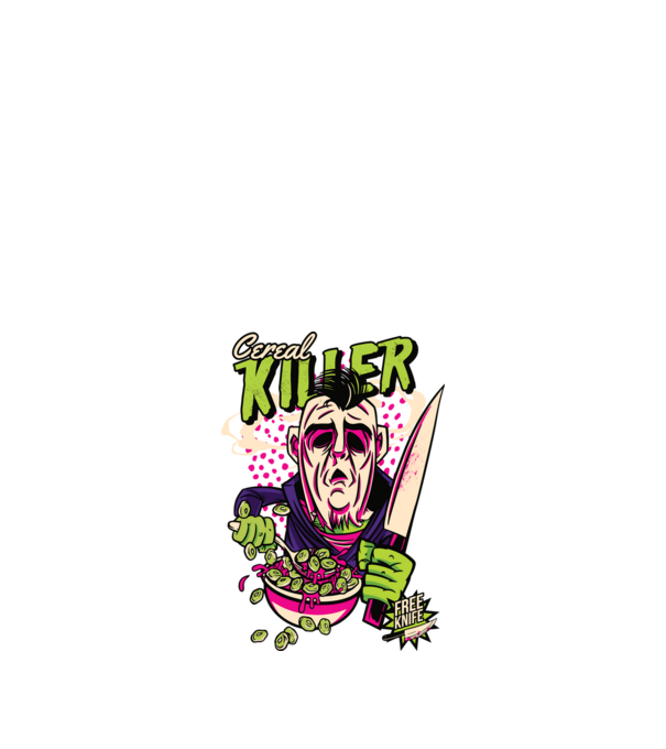 Cereale Killer Fulgi de cereale model negru pe tricou