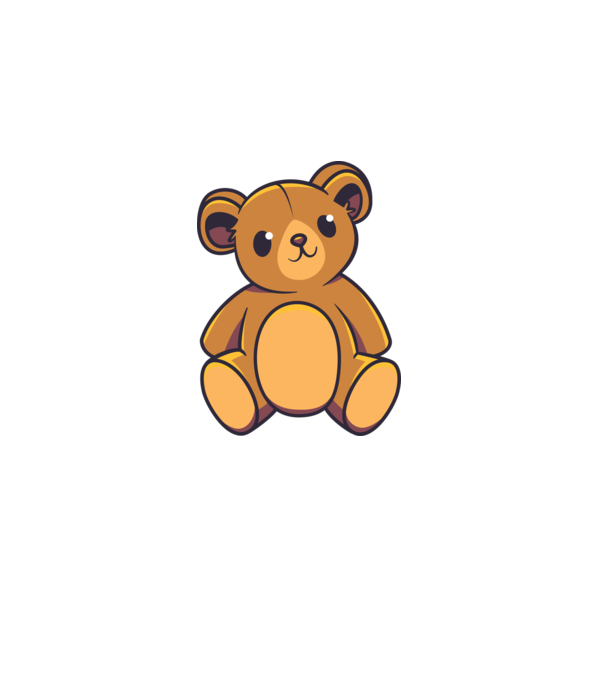 Ursuleț Teddy model gri pe tricou