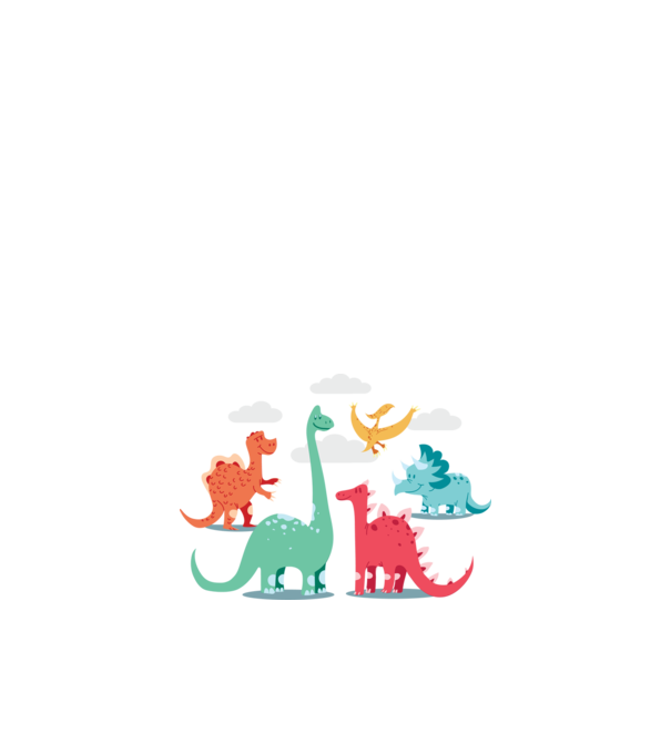 Dinozauri model albastru închis pe tricou