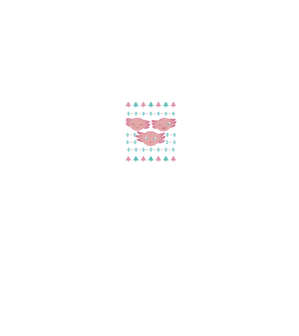 Pulover urât Axolotl model negru pe tricou