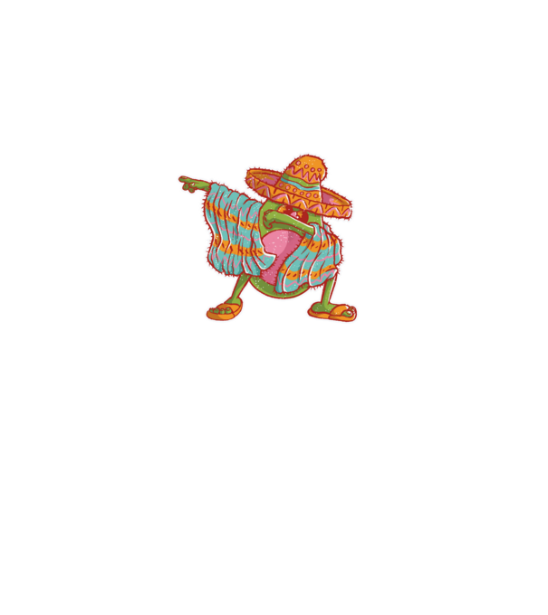 Avocado mexican DAB model negru pe tricou
