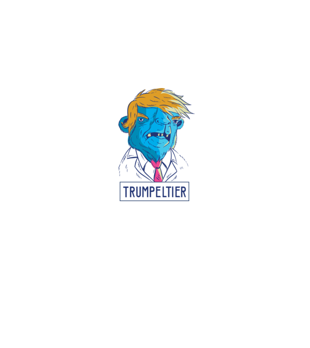 Trumpeltier monstru Trump model gri pe tricou