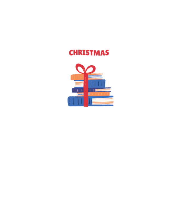 All I want for Christmas is Books tricou cu cărți model turcoaz pe tricou