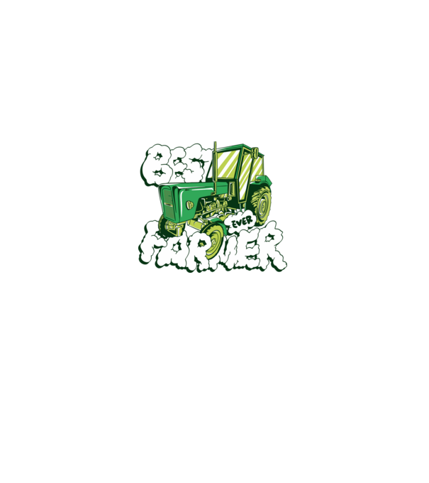 Best Farmer Ever cu Tractor model negru pe tricou