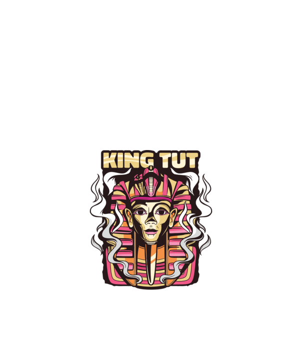 King Tut - Faraonul Tutankhamon model nisipiu pe tricou
