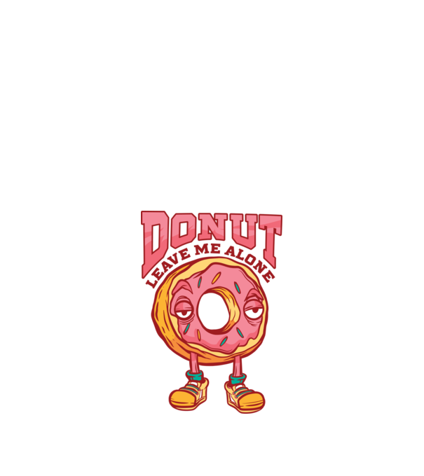 Donut leave me alone model nisipiu pe tricou