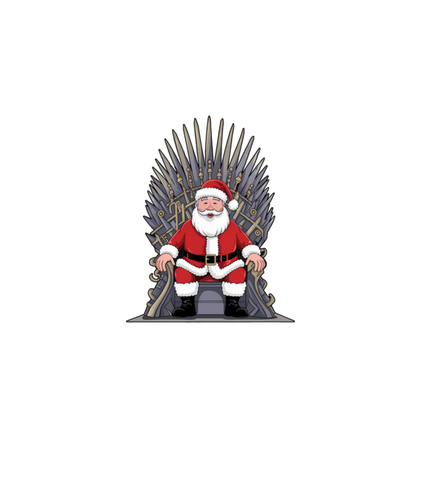 Christmas is Coming Negru model alb pe tricou