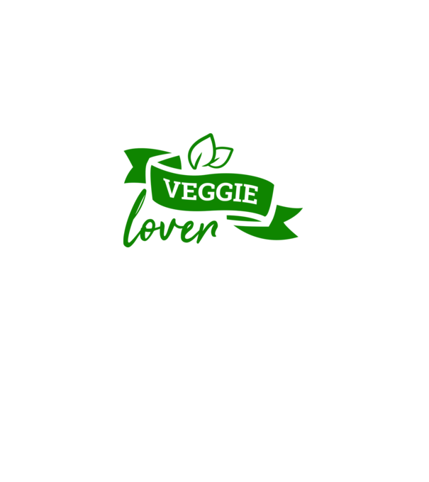 Veggie lover Iubitor de legume model alb pe tricou