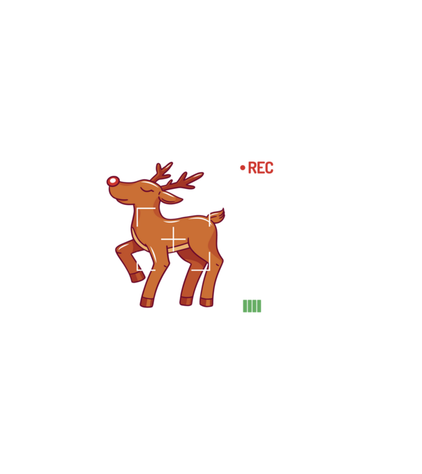 Most likely to shoot the reindeer tonight model negru pe tricou