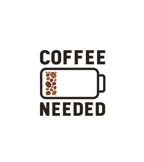 Am nevoie de cafea model gri pe tricou