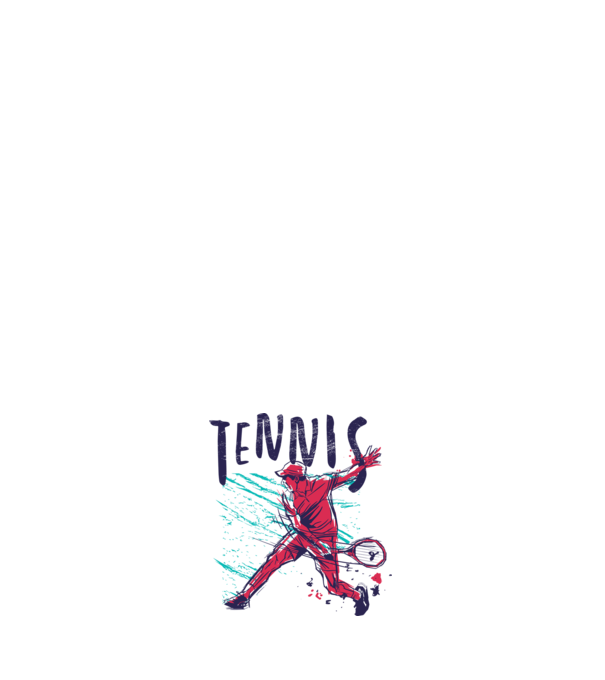 Tennis model negru pe tricou