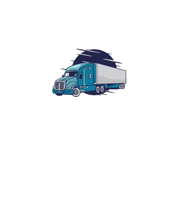 Tricou Șofer de camion model alb pe tricou