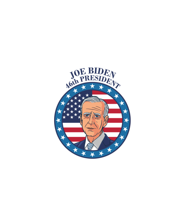 Joe Biden cel de-al 46-lea președinte al SUA model alb pe tricou