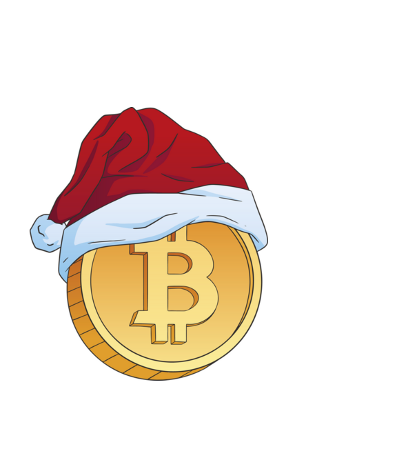Crăciun Bitcoin model negru pe tricou