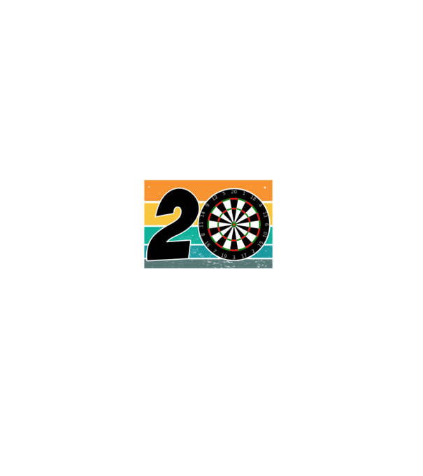 'I''m not 20 I''m double 10 darts birthday' model negru pe tricou