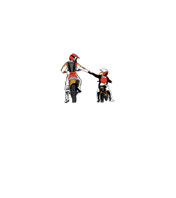 Tată și Fiu cei mai buni Prieteni - Motociclist model negru pe tricou