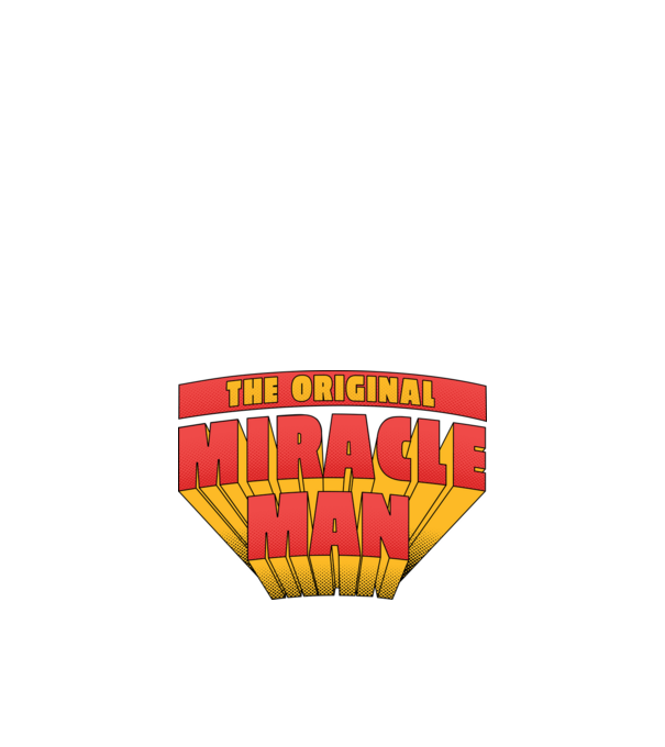 The Original Miracle Man model negru pe tricou
