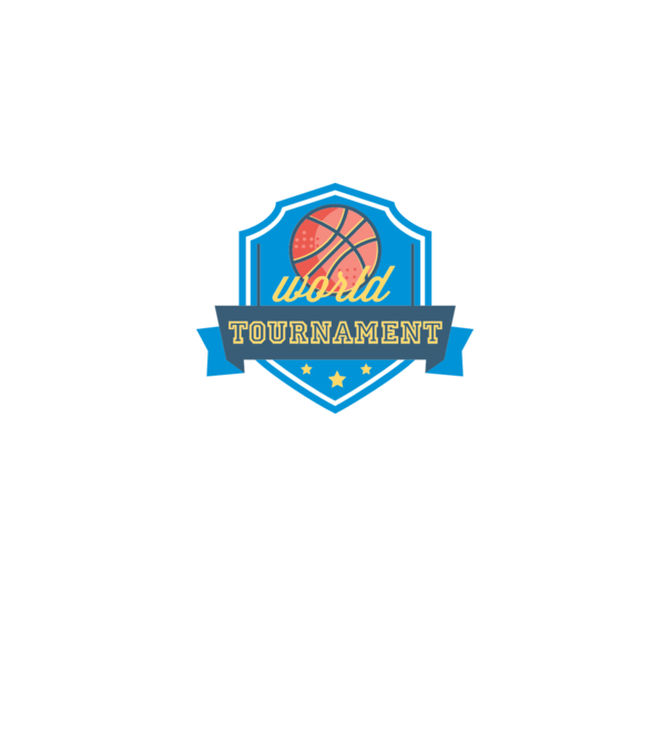 Basketball Tournament model negru pe tricou