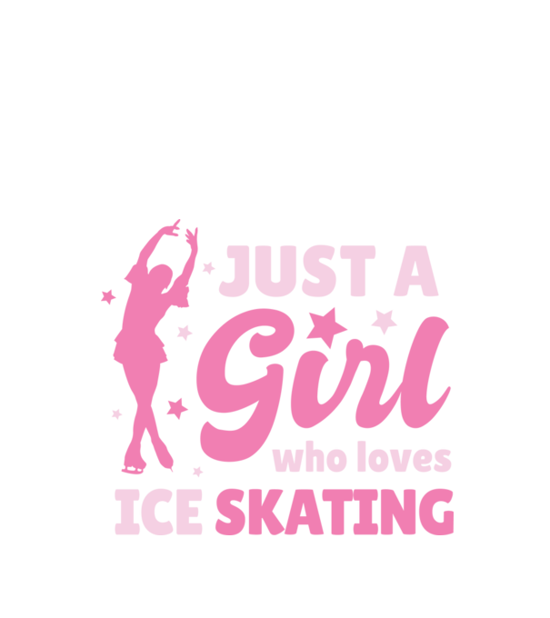 Doar o fată căreia îi place să patineze model negru pe tricou
