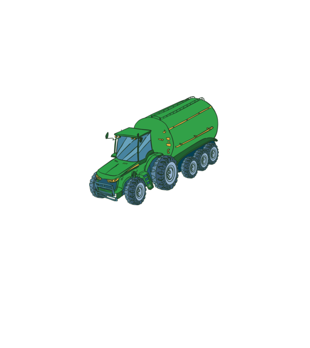 Tractor de recoltare model nisipiu pe tricou