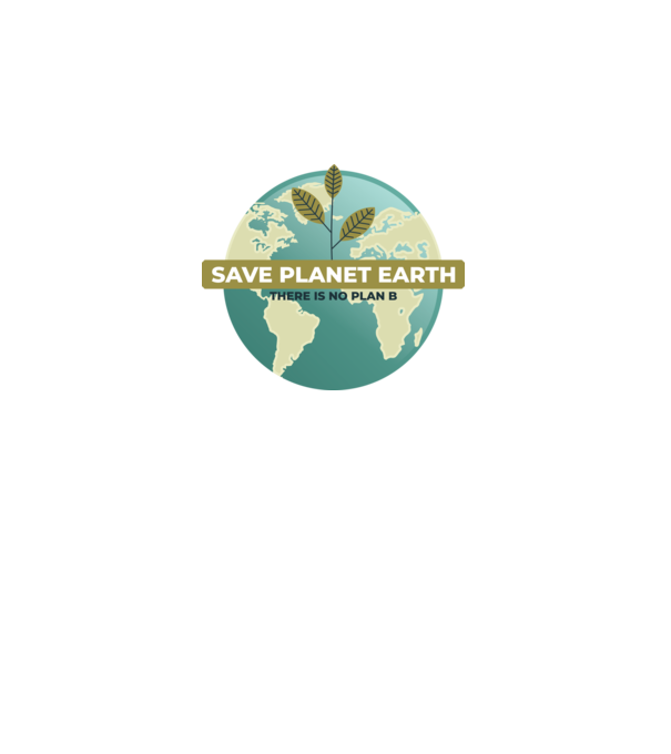 Să salvăm Pământul, nu există o altă planetă model negru pe tricou
