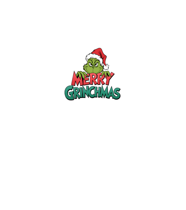 Merry Grinchmas model negru pe tricou