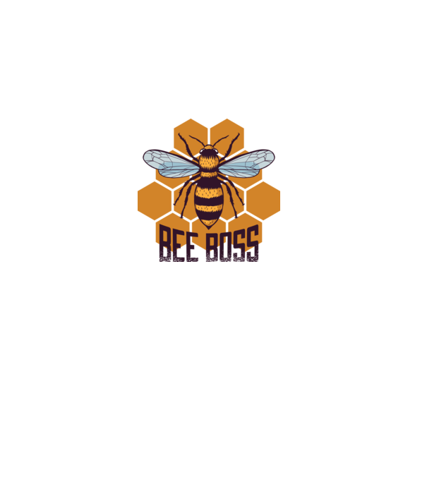 Bee Boss Șef Apicultor model alb pe tricou