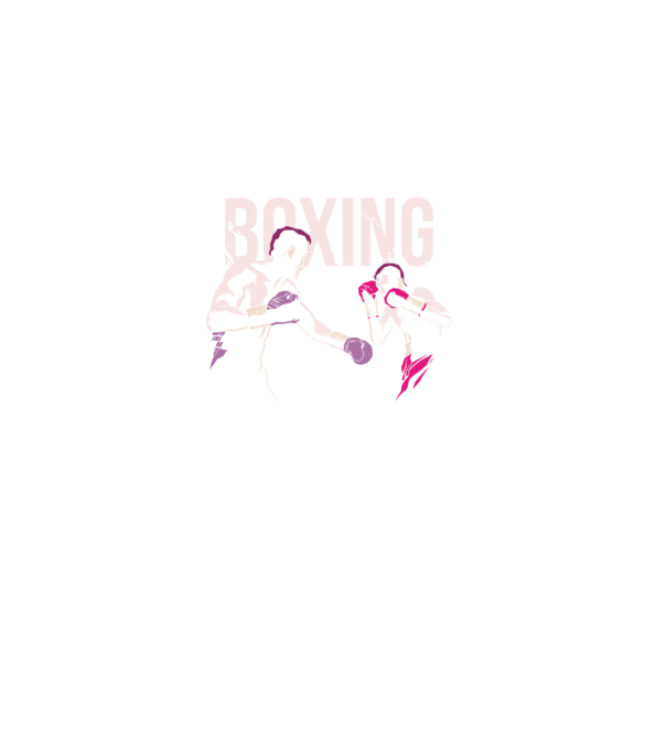 Boxing model negru pe tricou