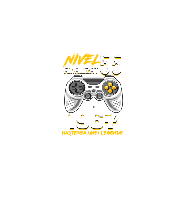 Nivel 55 finalizat. 1967 nașterea unei legende model negru pe tricou