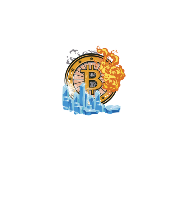 Logo Bitcoin model negru pe tricou