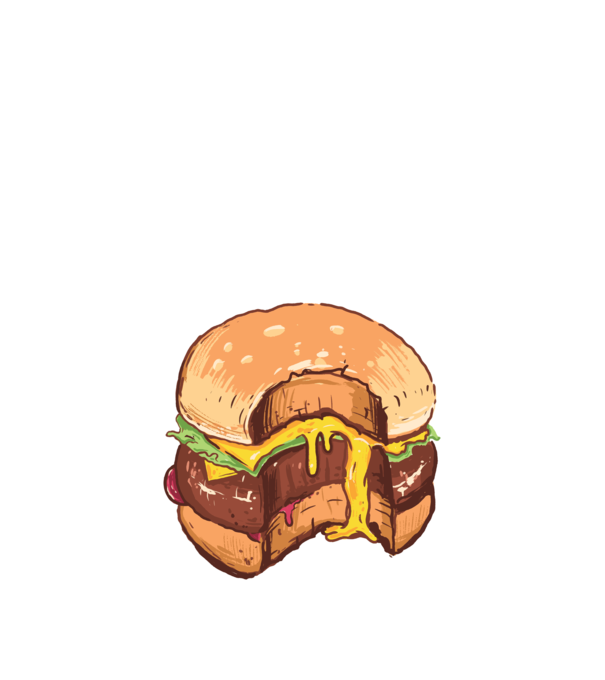Hamburger model nisipiu pe tricou