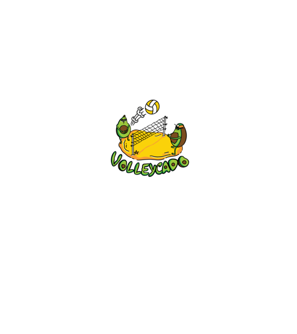 Avocado Volei model gri pe tricou
