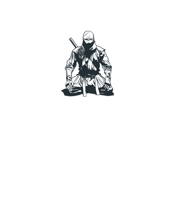 Ninja model turcoaz pe tricou