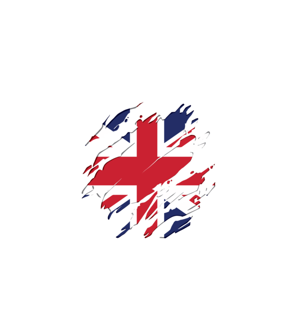 UK Steagul Regatului Unit model negru pe tricou