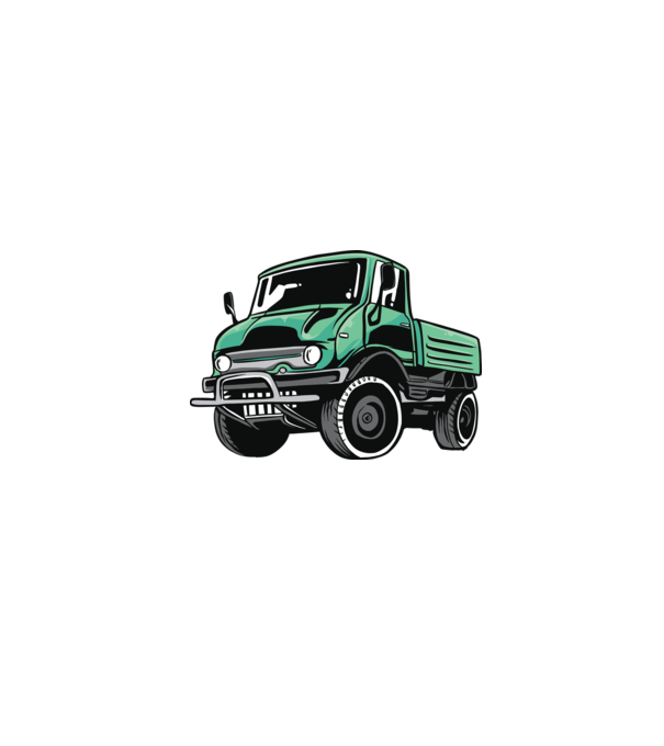 Camion model gri pe tricou