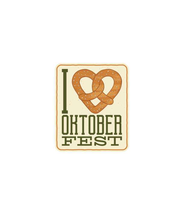 I Love Oktoberfest model negru pe tricou