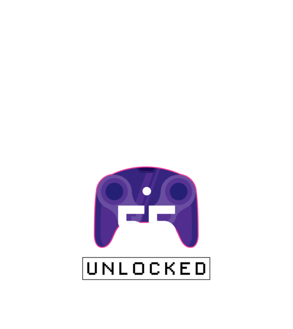 Level 55 Unlocked Gamer Birthday model negru pe tricou
