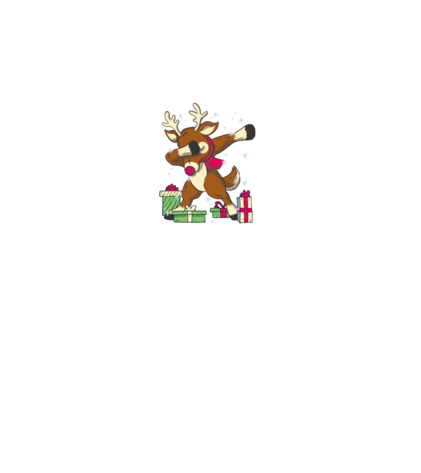 Rudolph DAB model gri pe tricou