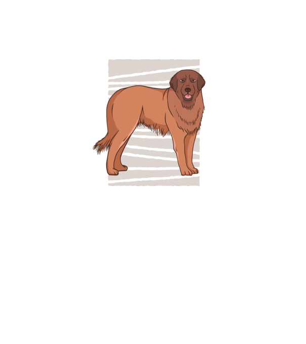 Câine ciobănesc Leonberg model negru pe tricou