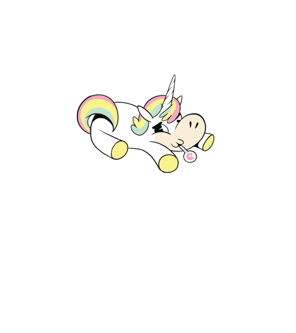 Unicorn bolnav model turcoaz pe tricou