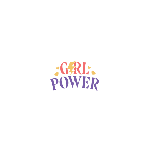 Girl Power Ziua Femeii model alb/roșu pe tricou