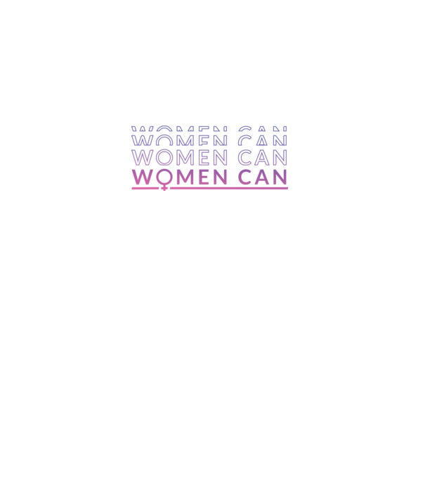 Women Can Ziua femeii model alb pe tricou