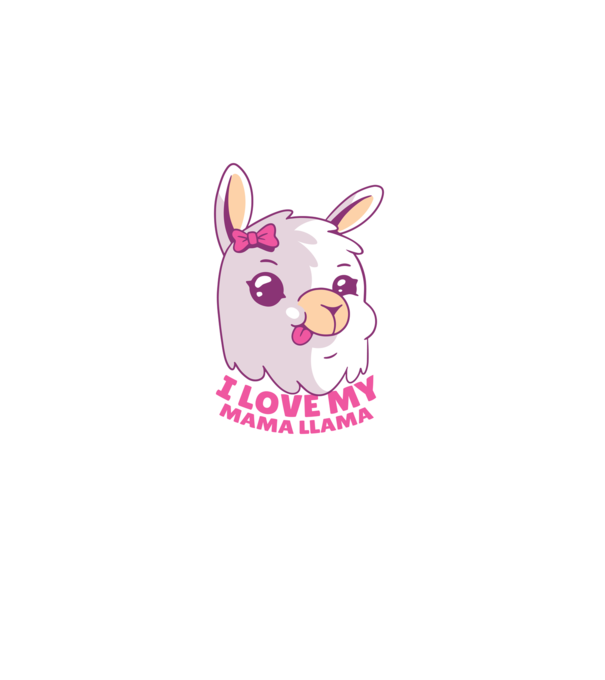 I Love My Papa Llama tricou drăguț cu lamă pentru bunica model albastru închis pe tricou