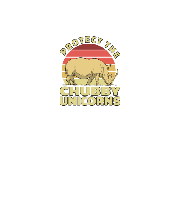 Protejați Unicornii - Rinocerii plinuți model negru pe tricou