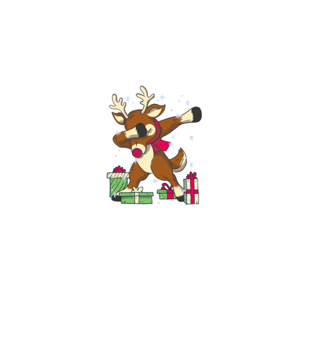 Rudolph DAB model negru pe tricou
