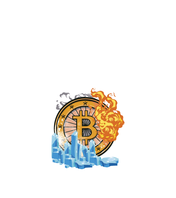 Logo Bitcoin model negru pe tricou