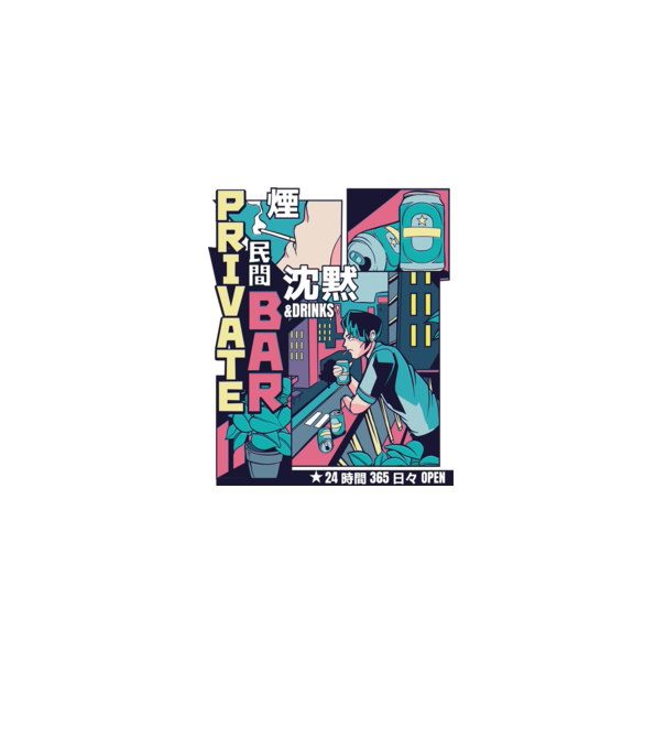 Anime Vaporwave benzi desenate model albastru deschis pe tricou