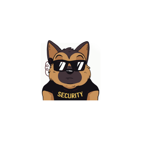 Ciobănesc german Security tricou amuzant cu Câine model gri pe tricou
